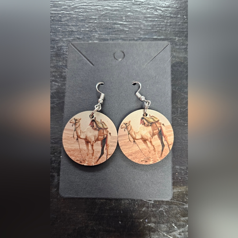 Camel Toe Custom Earrings
